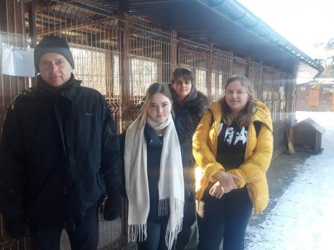 Wizyta w schronisku dla bezdomnych zwierząt w Starym Sączu.
