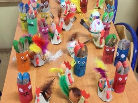 Święta tuż, tuż – wielkanocne ozdoby w klasie 2 A