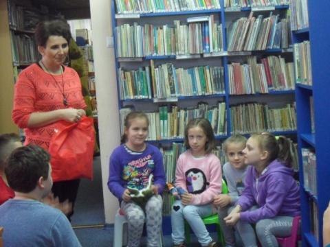 Klasa 3 A w Bibliotece Miejskiej