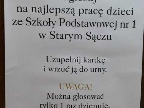 Zagłosuj w konkursie plastycznym!