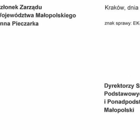Informacja dotycząca Regionalnego Programu Stypendialnego.