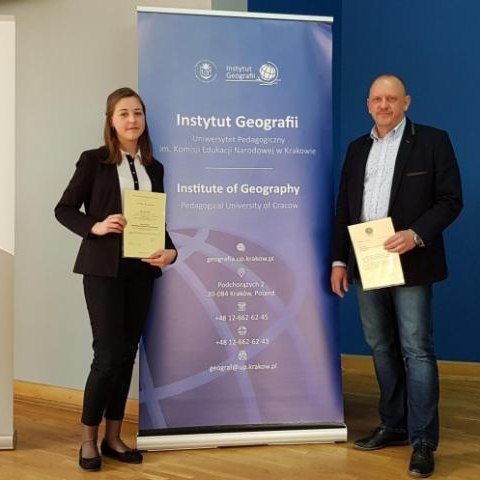 Agnieszka Żak laureatką Małopolskiego Konkursu Geograficznego