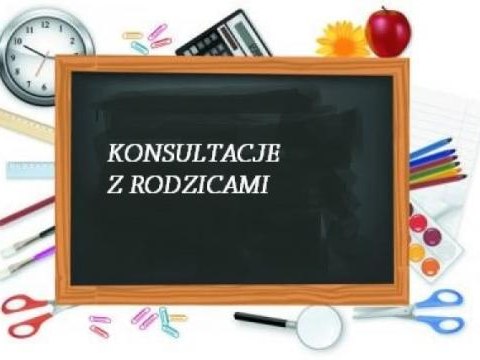 Harmonogram konsultacji nauczycieli z rodzicami  w roku szkolnym 2021/2022 II okres