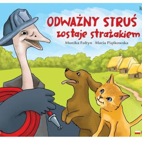 Wizyta strażaków w naszej szkole z teatrzykiem o Odważnym Strusiu