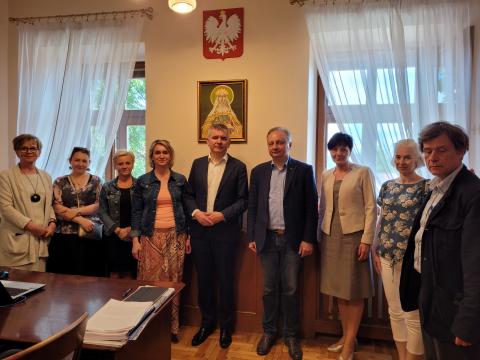 Delegacja Muzeum im. Rodziny Ulmów w Starym Sączu