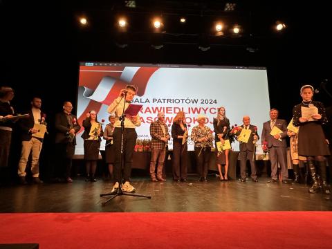 Uczniowie i Mistrzowie SP 1 laureatami Gali Patriotów 2024