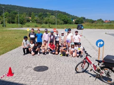 Egzamin na kartę rowerową w naszej szkole