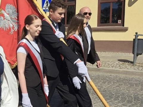 Udział naszej szkoły w miejskich obchodach Święta Konstytucji 3 Maja