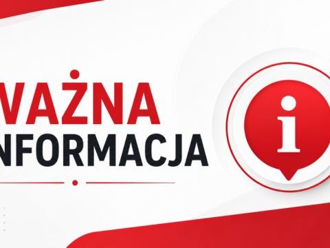 Ważna informacja odnośnie obiadów!