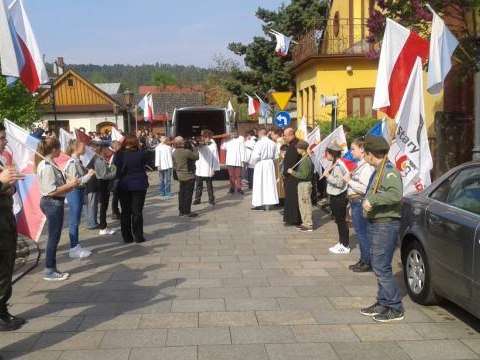 Przyjęcie symboli SDM w Starym Sączu