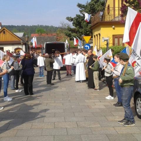 Przyjęcie symboli SDM w Starym Sączu