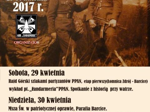 II Górski rajd edukacyjno-historyczny szlakami partyzantów oddziału „Żandarmerii” Polskiej Podziemnej Armii Niepodległościowej