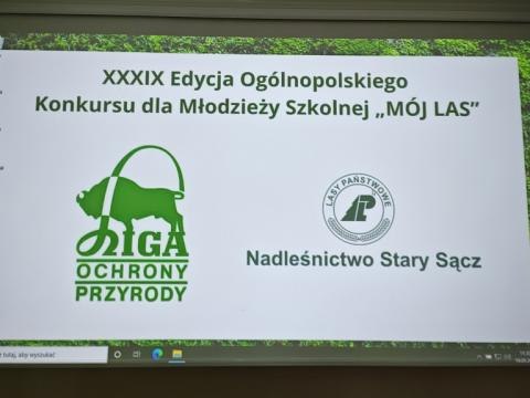 Sukces naszej uczennicy w konkursie ogólnopolskim ,,Mój las”.