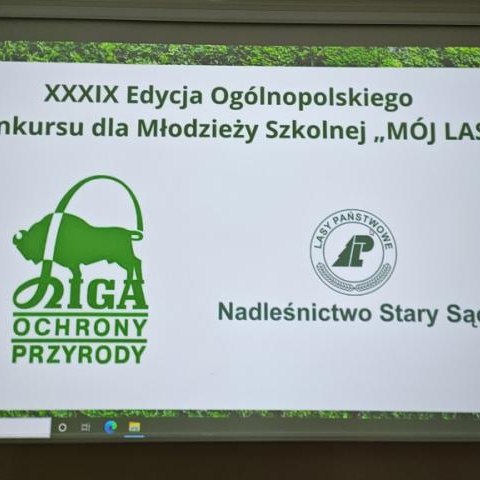 Sukces naszej uczennicy w konkursie ogólnopolskim ,,Mój las”.
