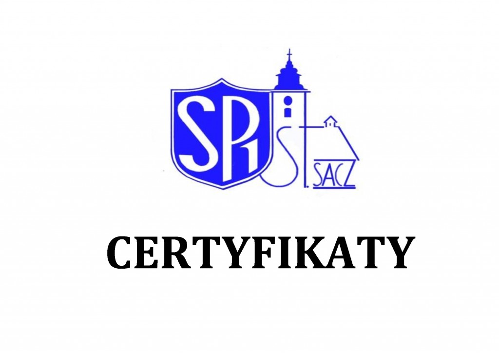 Certyfikaty szkoły