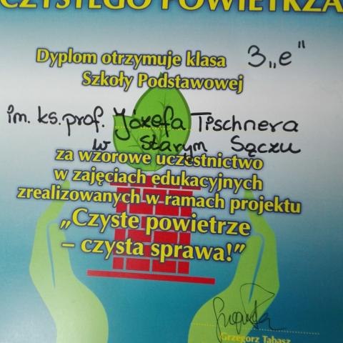 "Czyste powietrze - czysta sprawa"